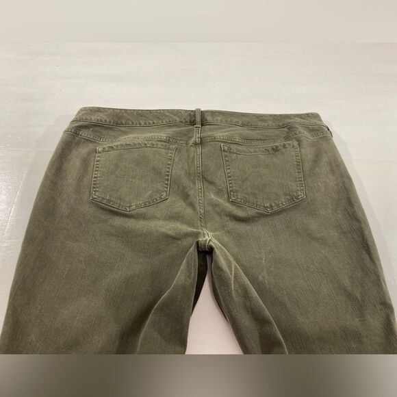 Torrid Women’s 22R Olive Green Boyfriend Jeans Distressed Straight Leg Grunge - Picture 5 of 13